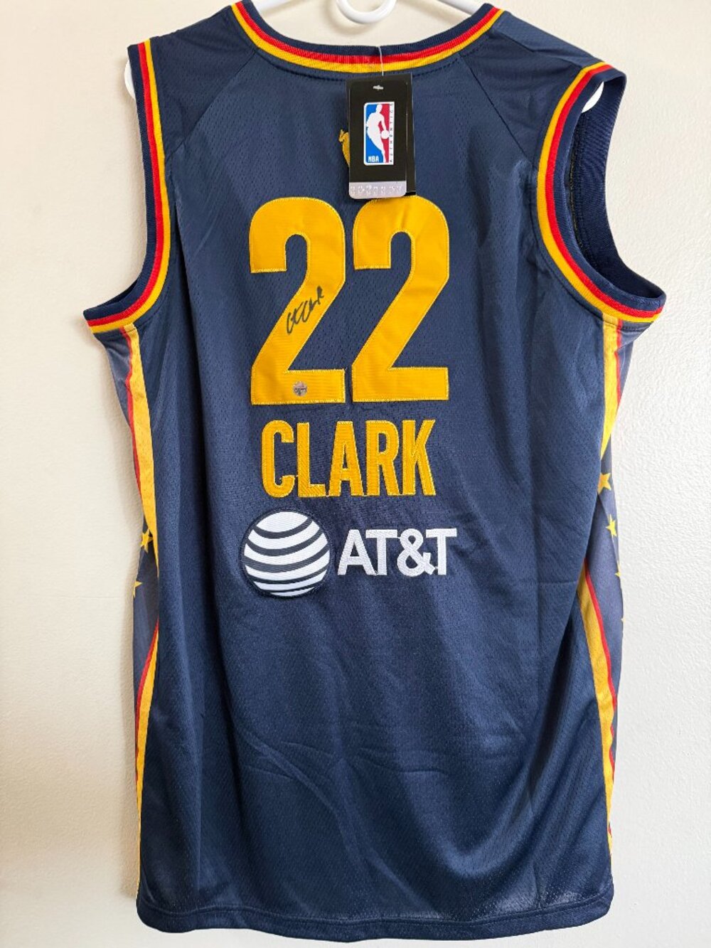 Caitlin Clark signed Indiana Fever Nike Swingman autographed jersey w/COA L 29-4